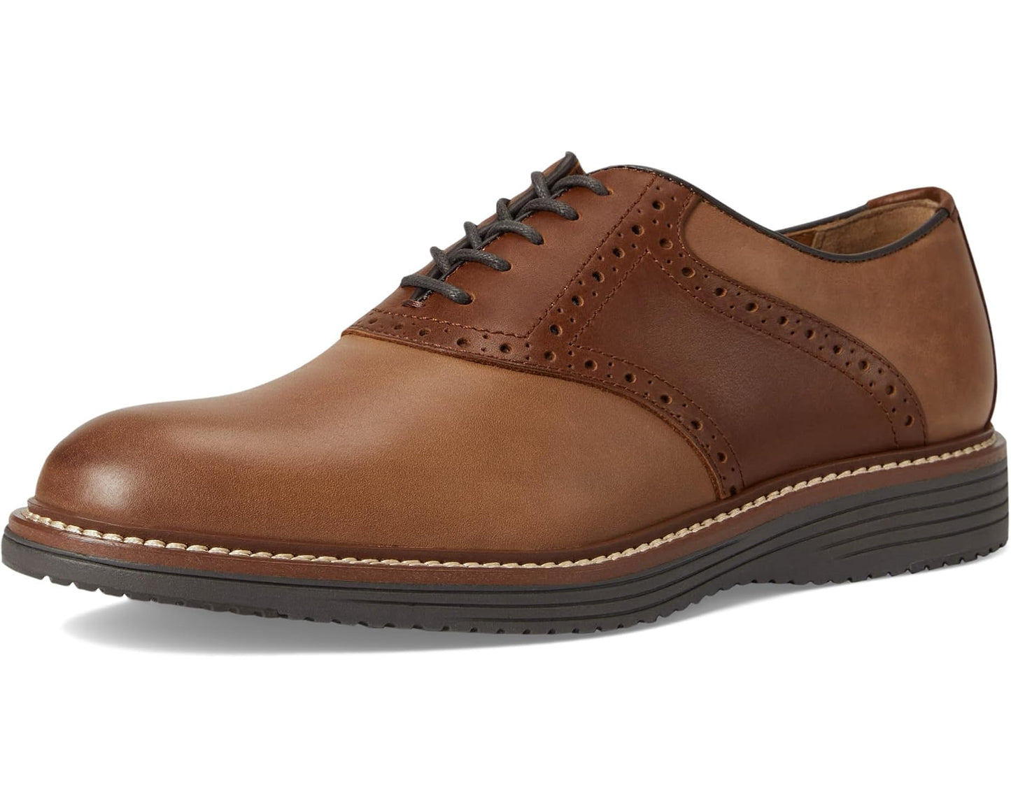 Men's Johnston & Murphy Upton Saddle Tan Oiled/Tan Full Grain