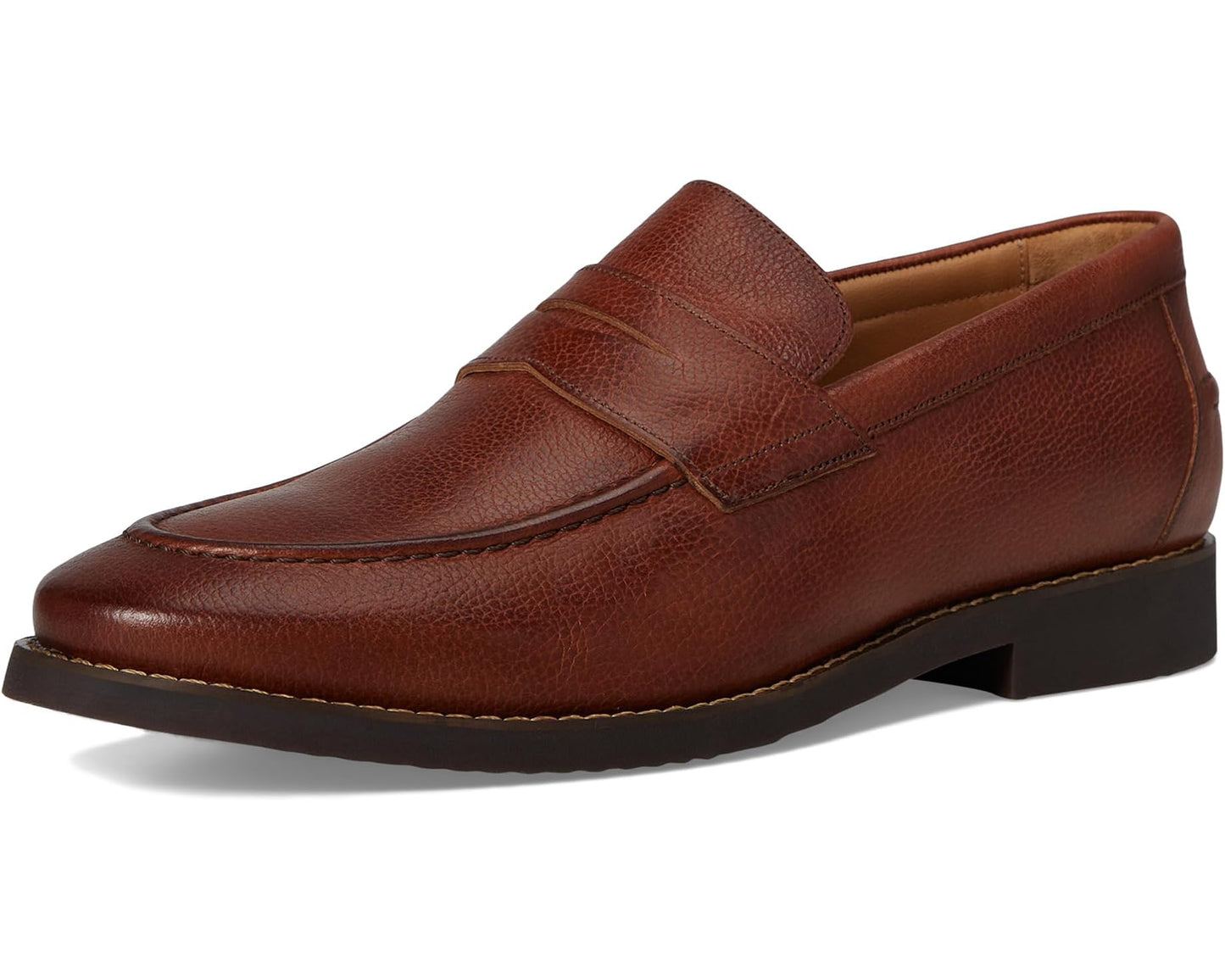 Men's johnnie-O J-Flex Penny Leather Mahogany