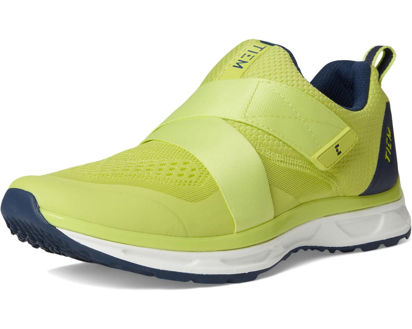 Men's TIEM Slipstream Cycling Shoe Citron/Navy