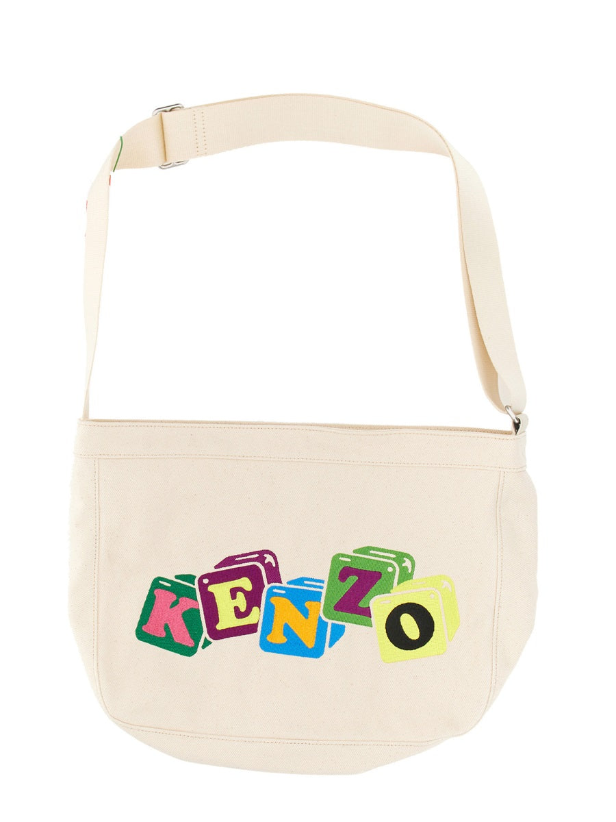 Kenzo Women Shoulder Bag With Embroidery
