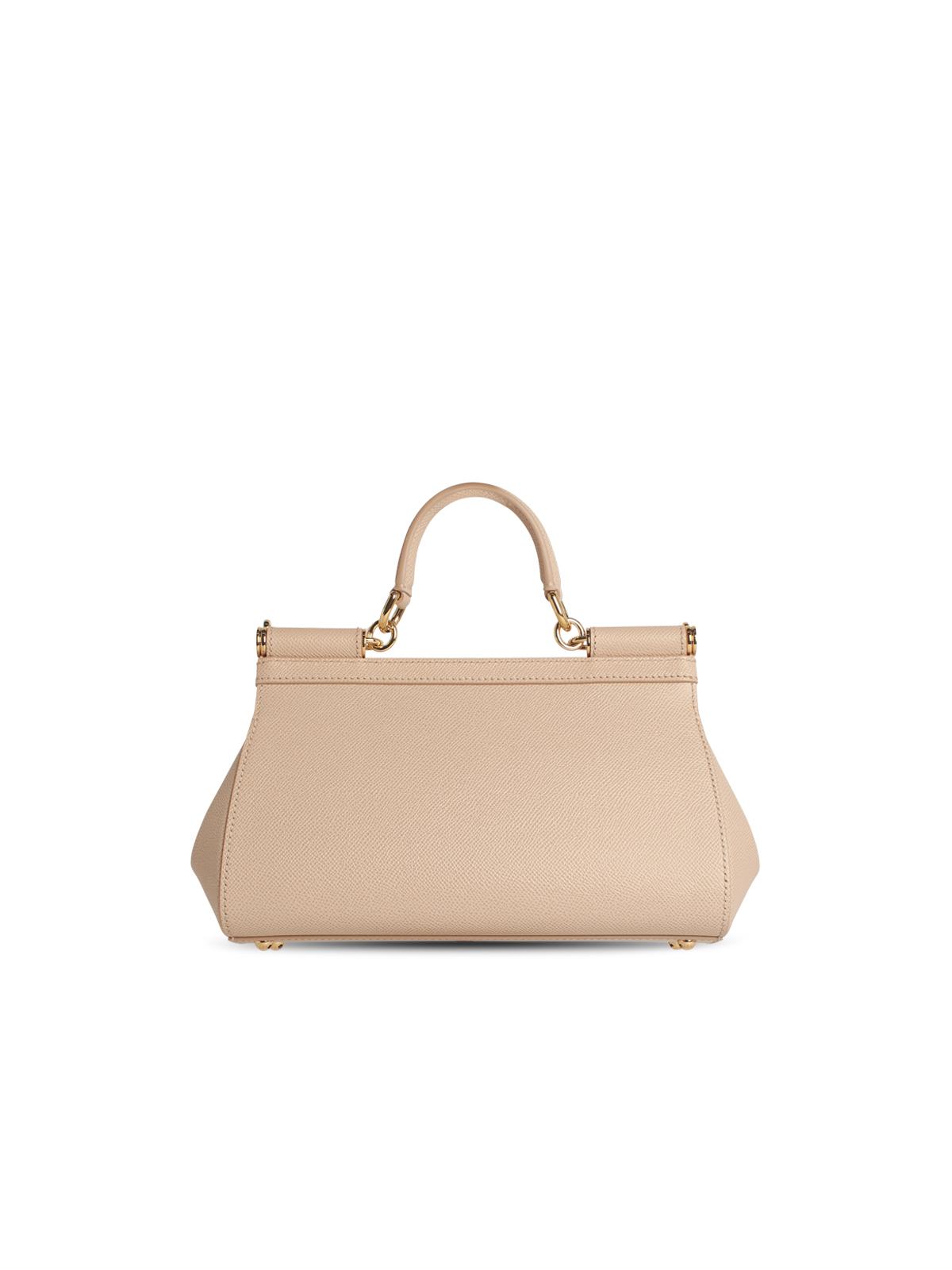 Dolce & Gabbana Small 'Sicily' Pink Leather Bag Women