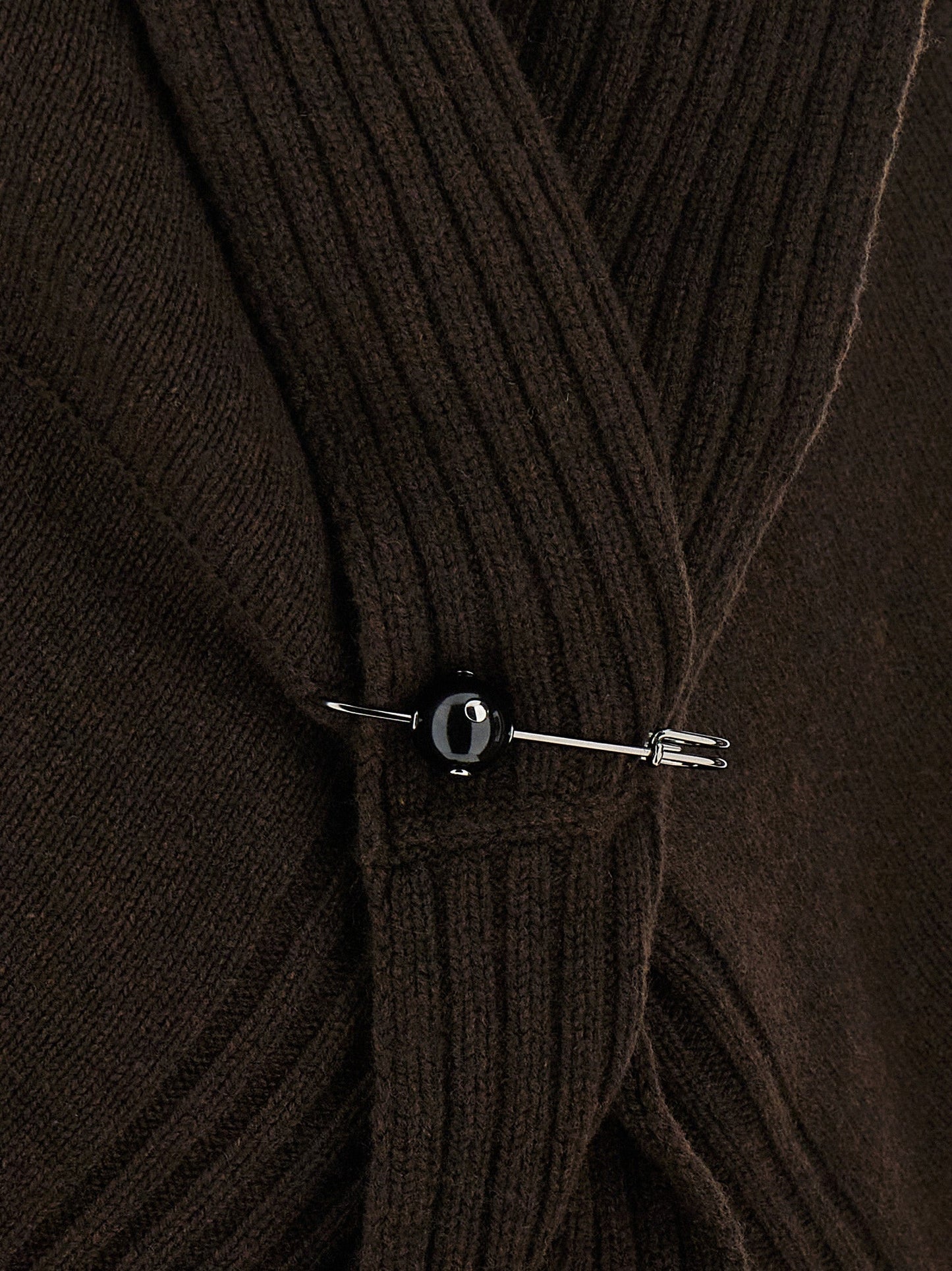 Alberta Ferretti Women Brooch Cardigan