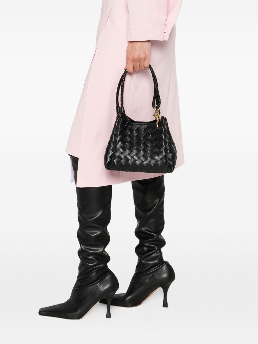 Bottega Veneta Women Parachute Small Leather Handbag