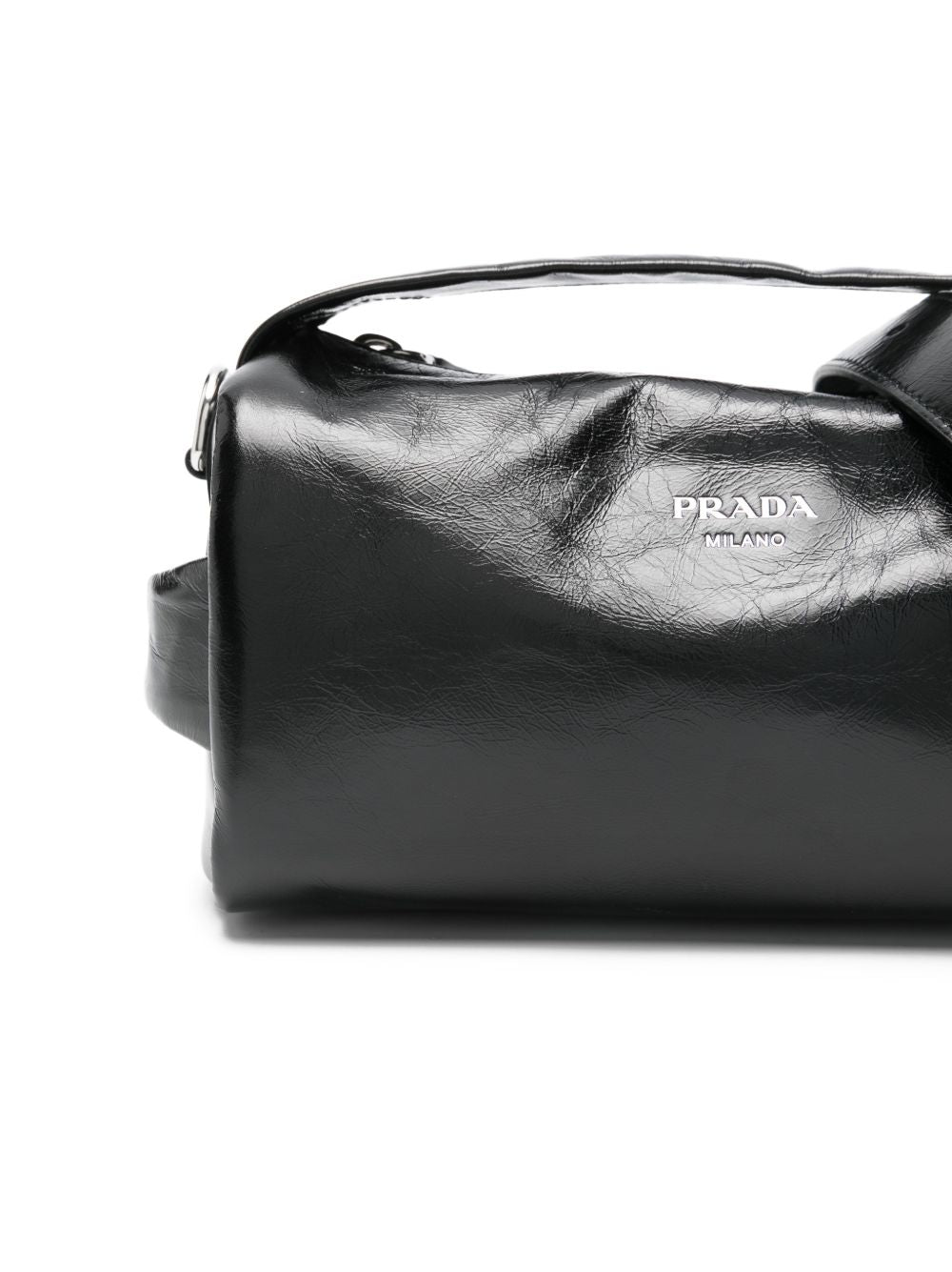 Prada Men Leather Crossbody Bag