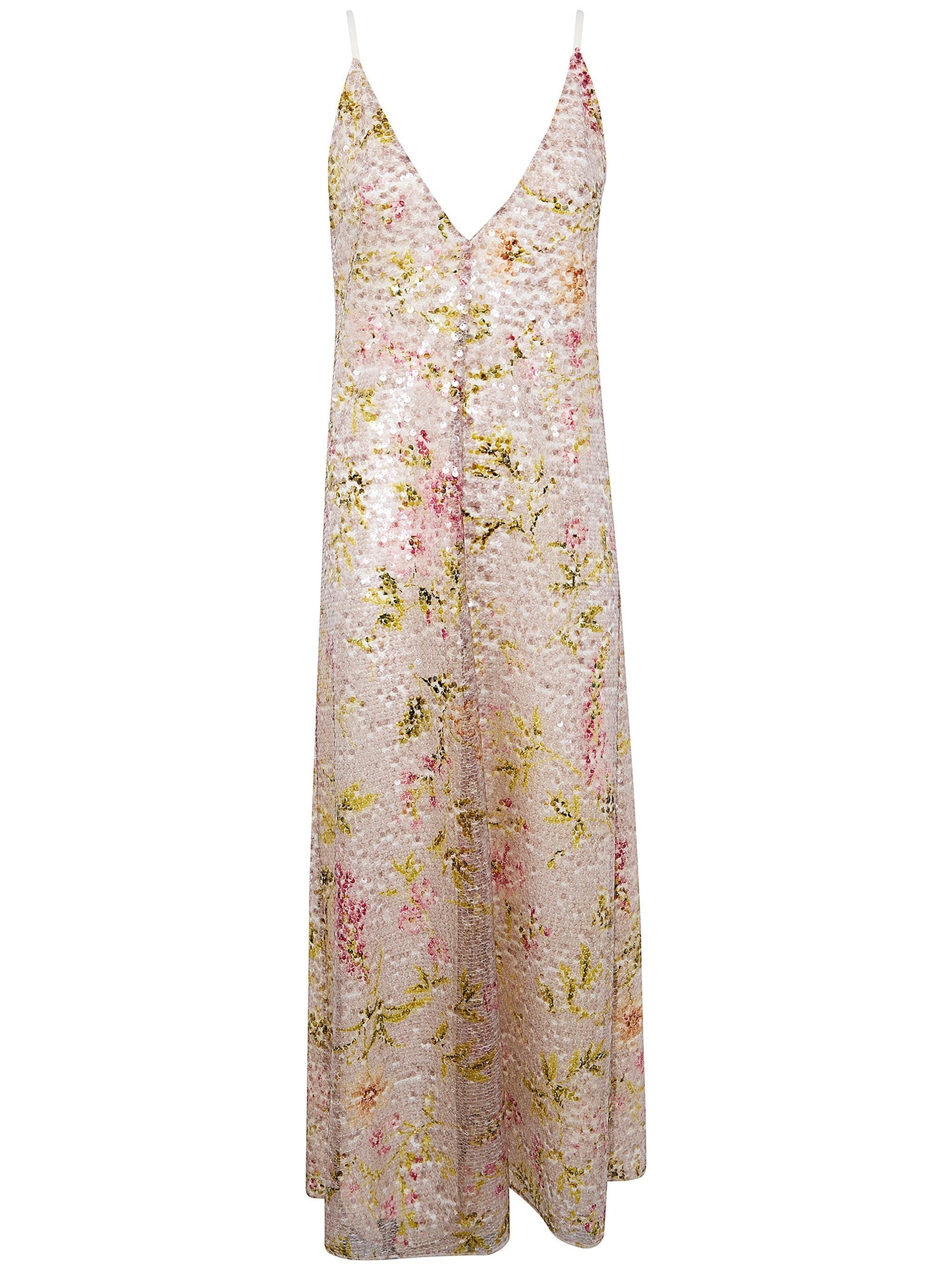 Alberta Ferretti Women Printed Sequins Long Dress