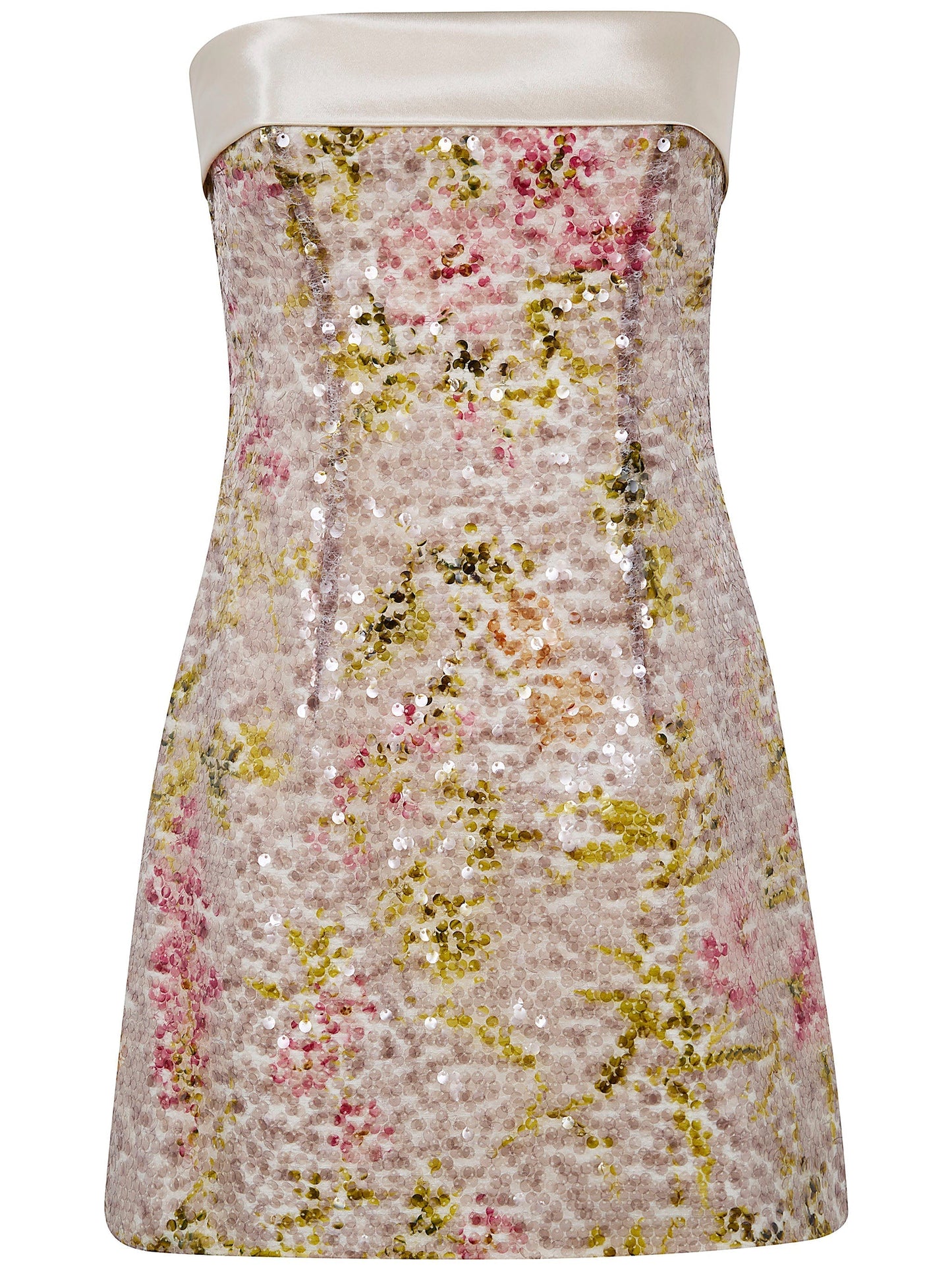 Alberta Ferretti Women Printed Sequins Mini Dress