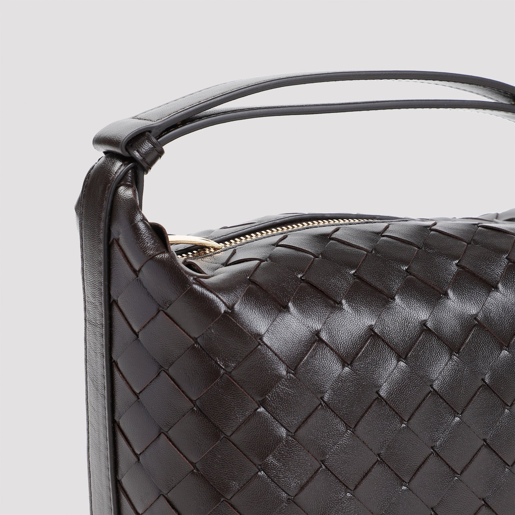 Bottega Veneta Mini Wallace Intreccio 15 Handbag Women