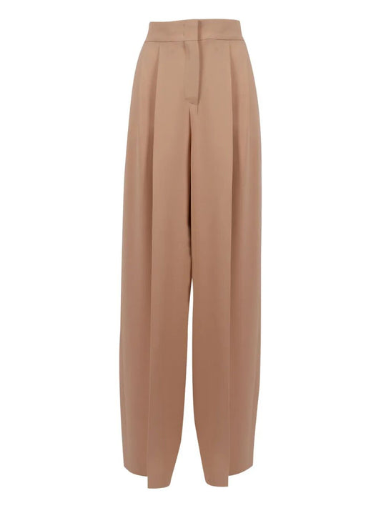 Alberta Ferretti Women Cady Stretch Wide Leg Trousers