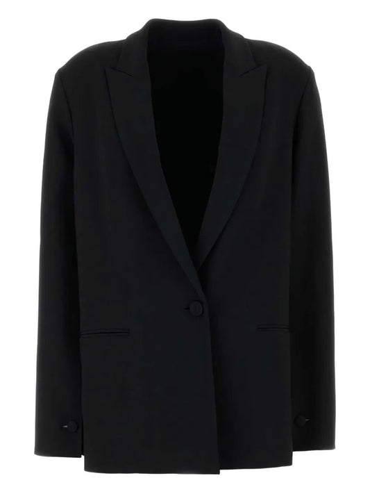 Alberta Ferretti Women Cady Stretch Oversized Jacket