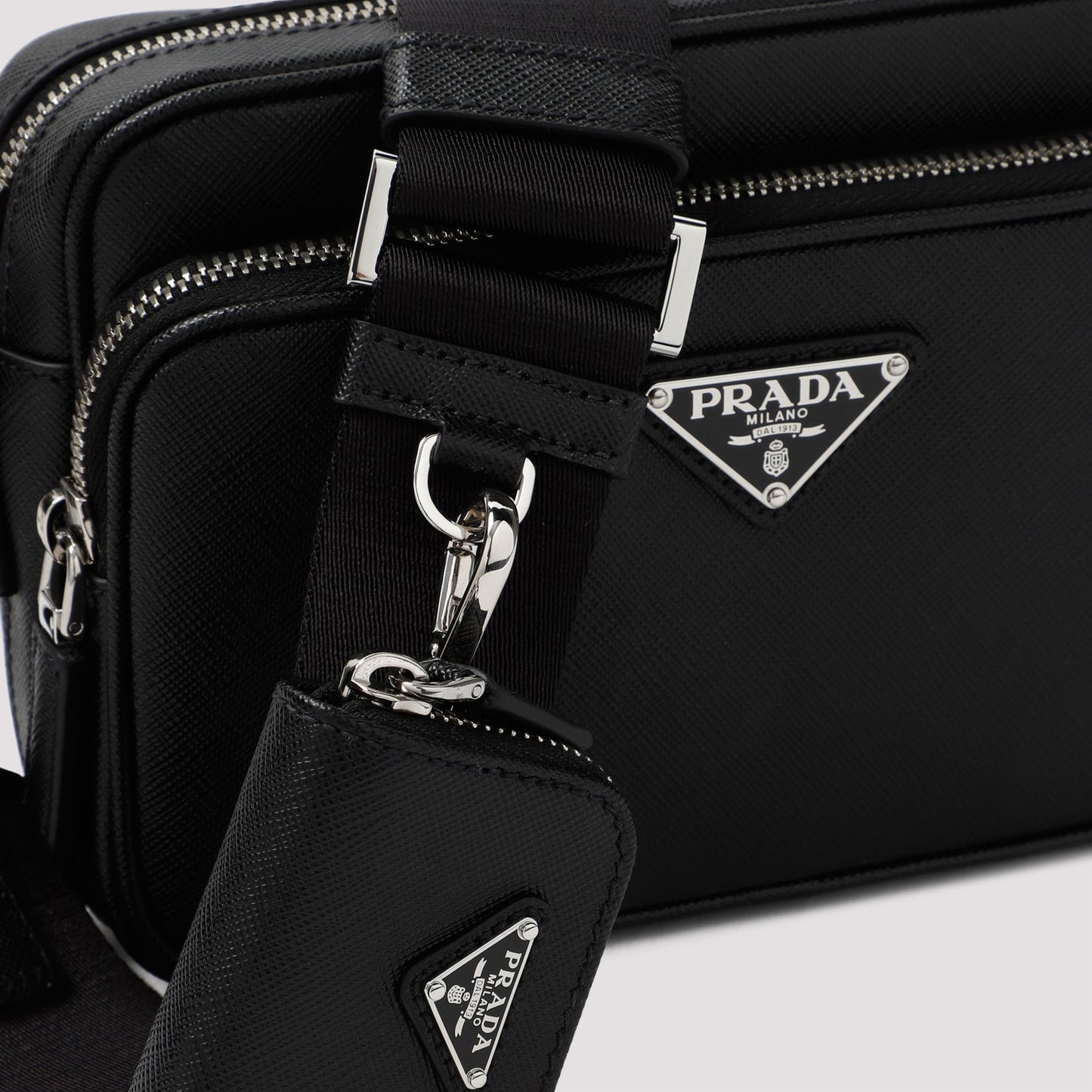 Prada Saffiano Leather Shoulder Bag Men