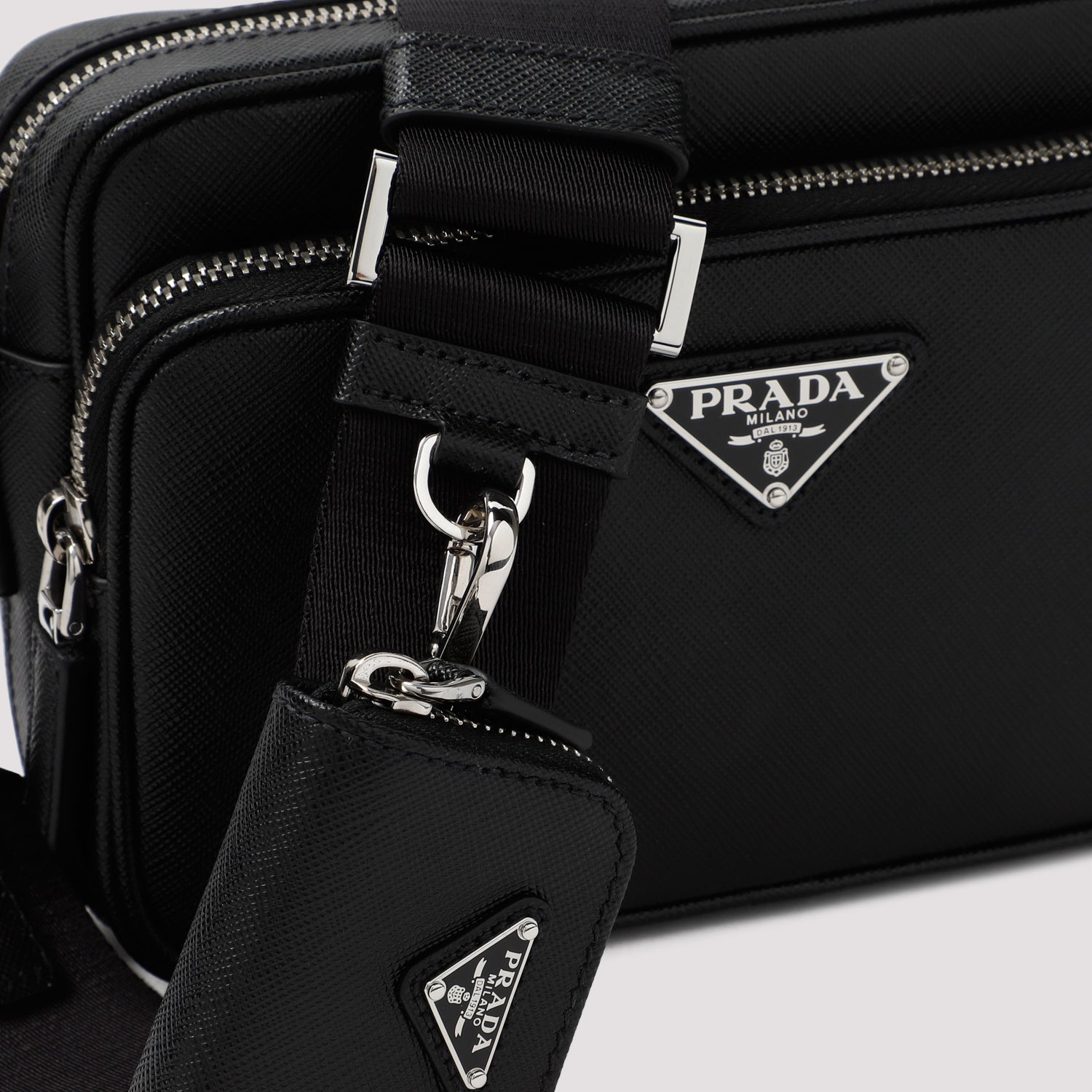 Prada Saffiano Leather Shoulder Bag Men