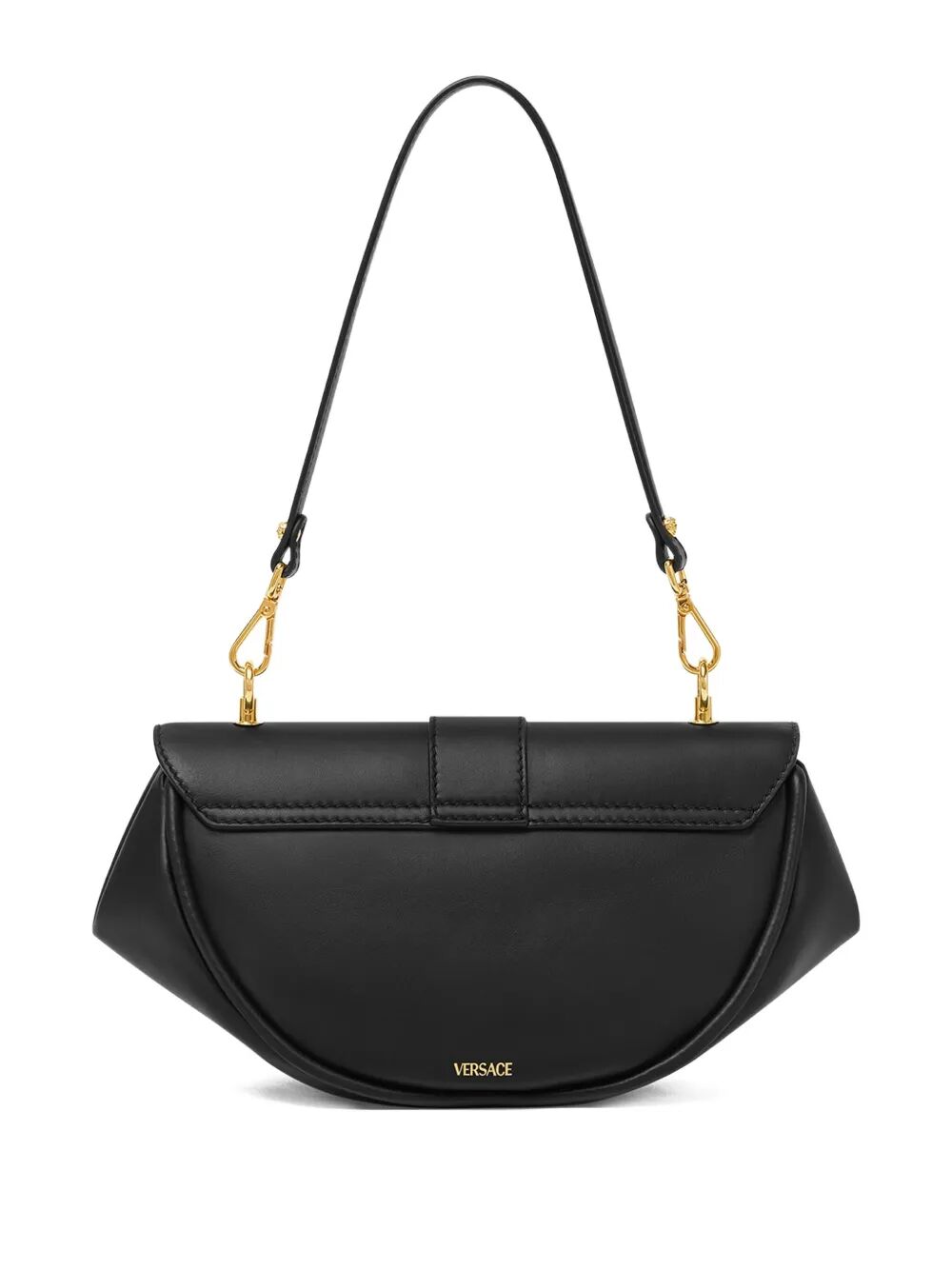 Versace Women "Virtus" Medium Shoulder Bag Calf Leather