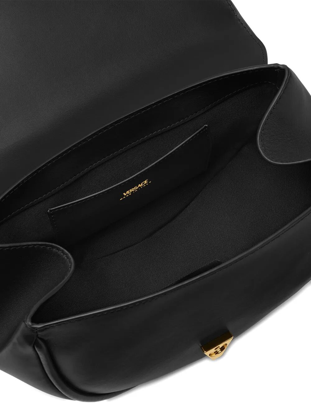 Versace Women "Virtus" Medium Shoulder Bag Calf Leather