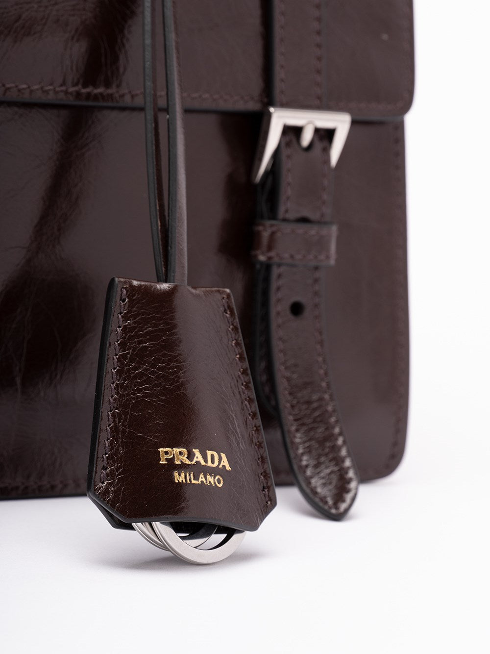 Prada Women Leather Shoulder Bag