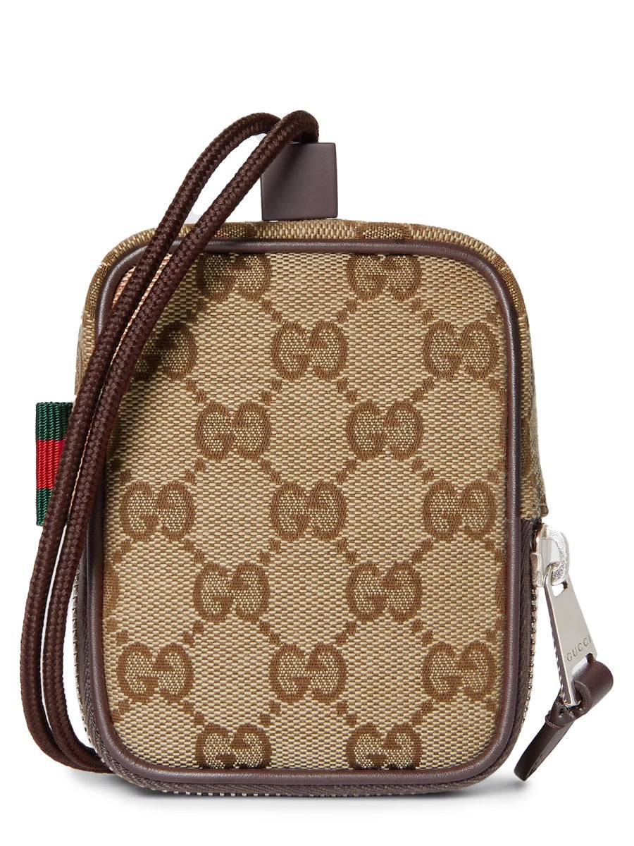 Gucci Men Mini Fabric Bag Gg