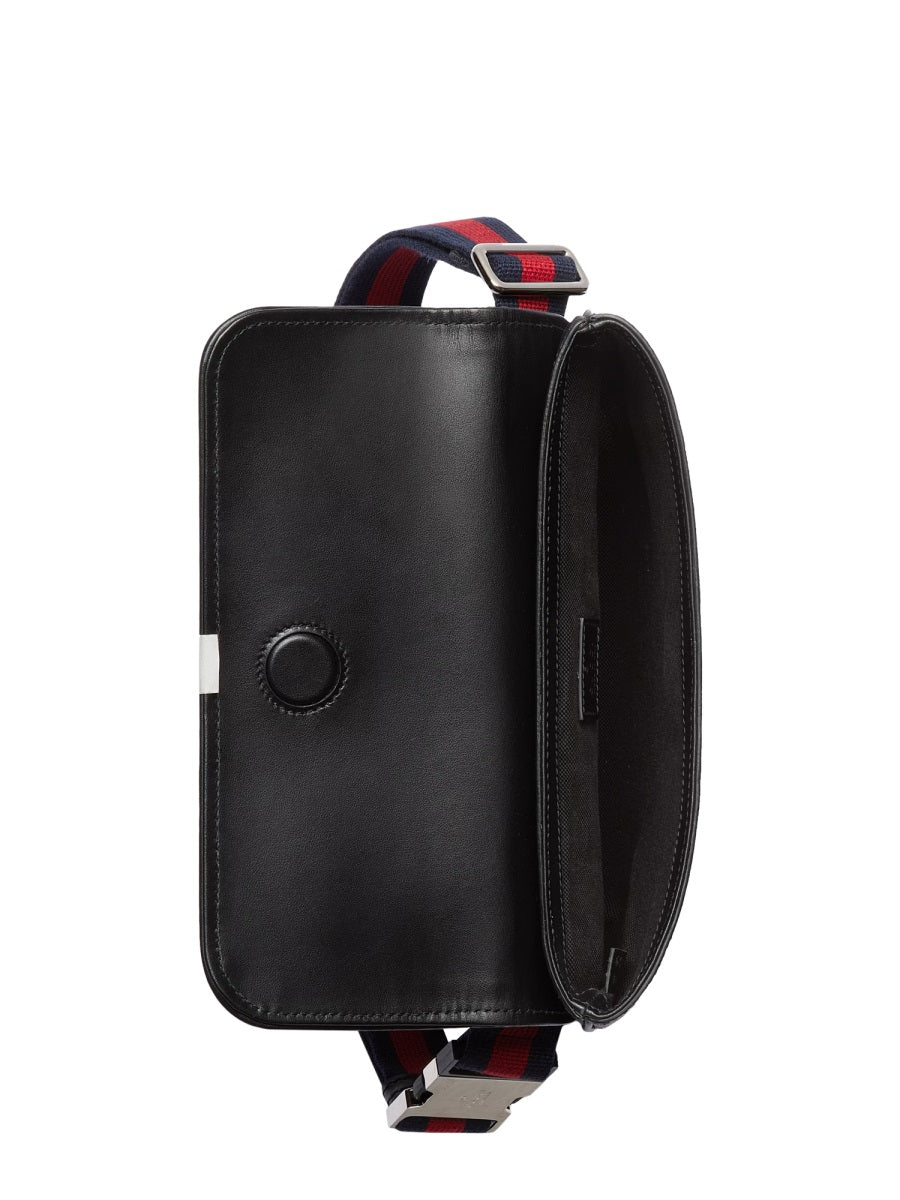 Gucci Men Pouch Gg Black Small Size