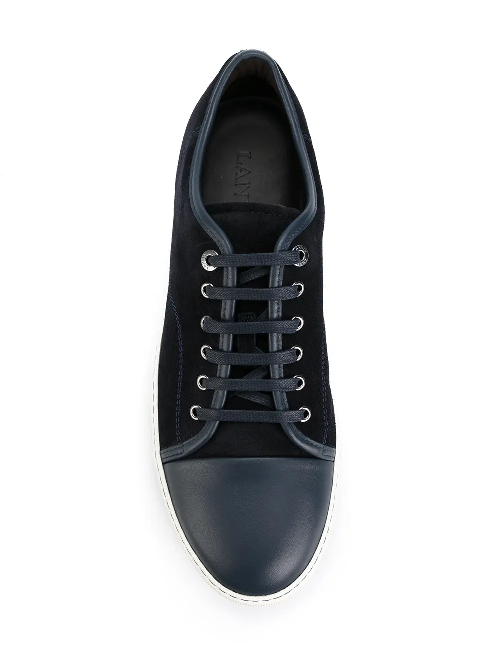 Lanvin Suede Lace-Up Sneakers