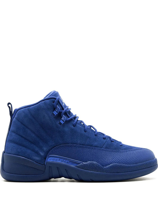 Air Jordan 12 Retro Deep Royal Suede Sneakers