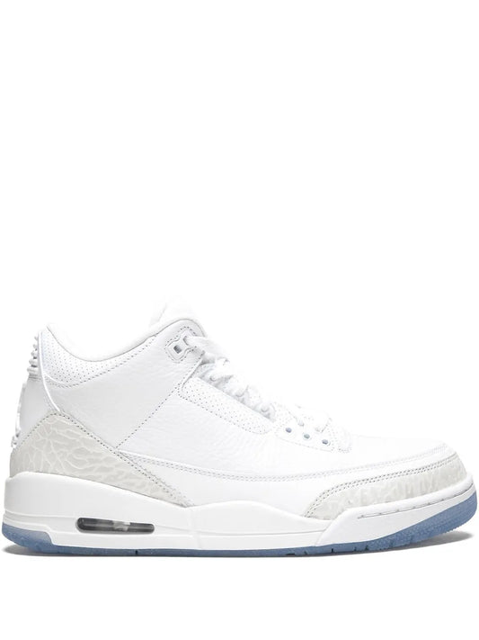 Air Jordan 3 Retro Pure White Sneakers