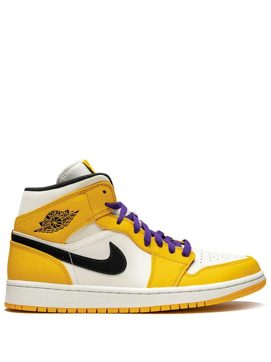 Air Jordan 1 Mid Se Lakers Sneakers