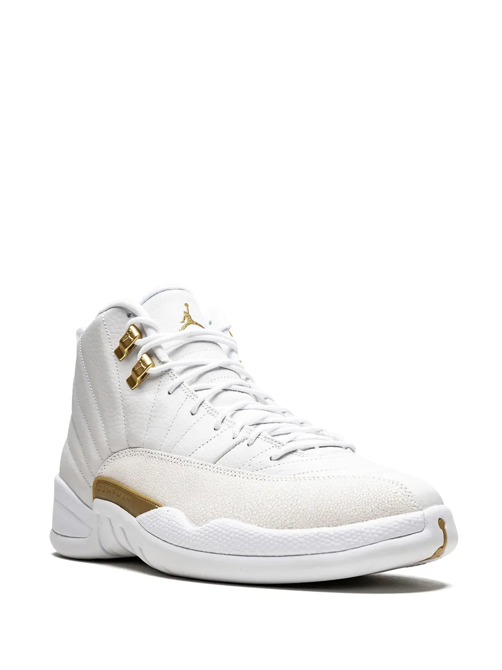 Jordan X Ovo Air Jordan 12 Retro White/Metallic Gold Sneakers
