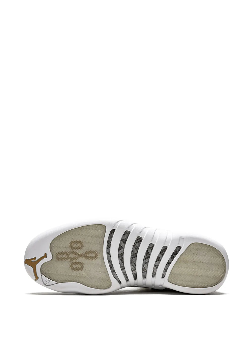 Jordan X Ovo Air Jordan 12 Retro White/Metallic Gold Sneakers
