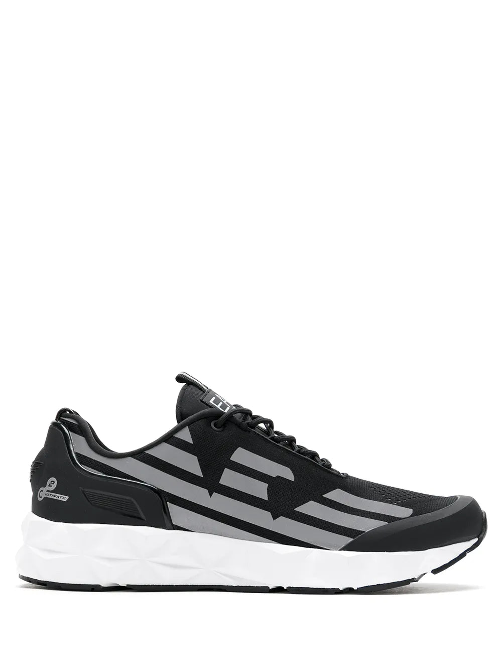 Ea7 Emporio Armani Side Logo-Print Low-Top Sneakers