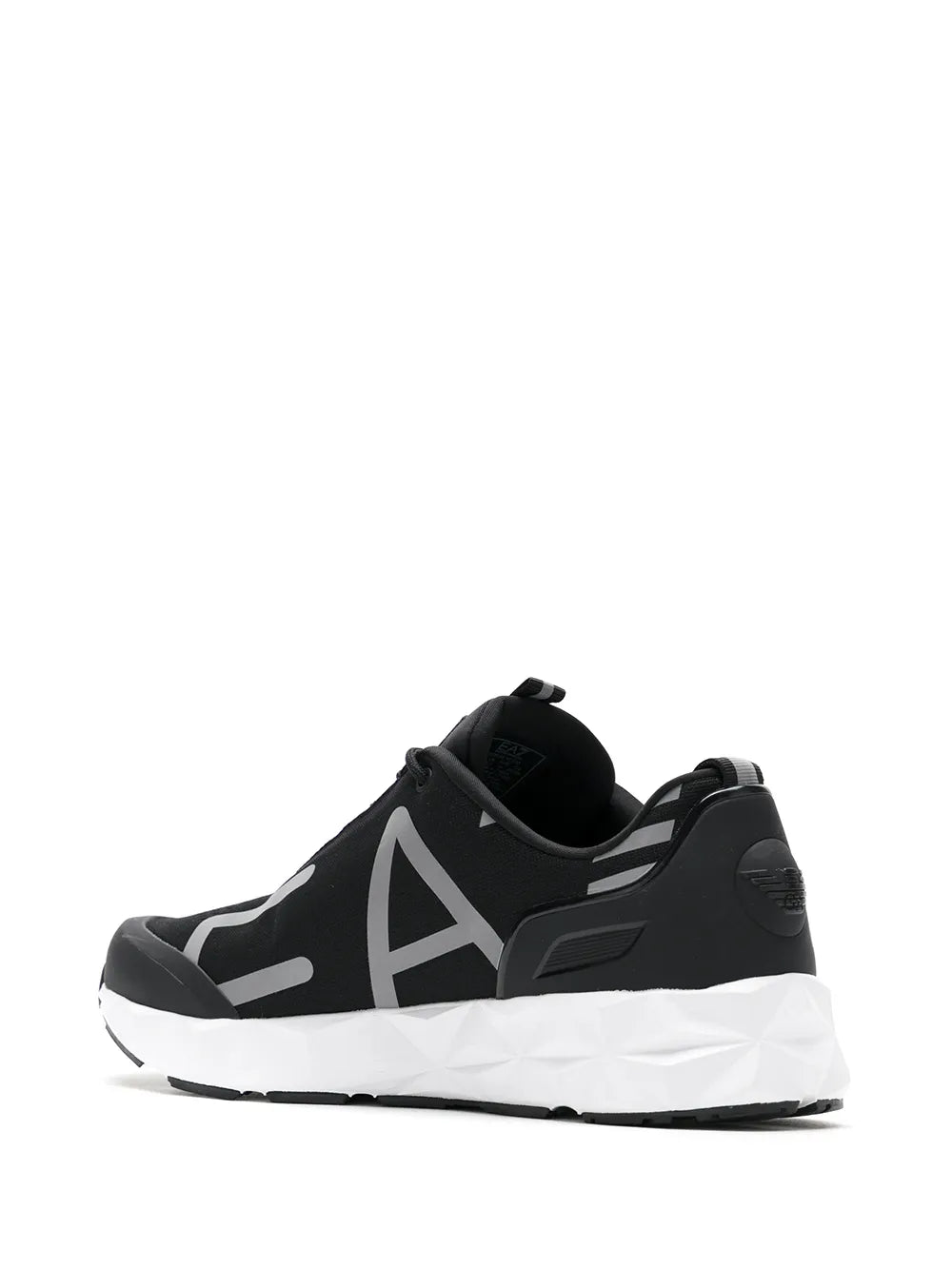 Ea7 Emporio Armani Side Logo-Print Low-Top Sneakers