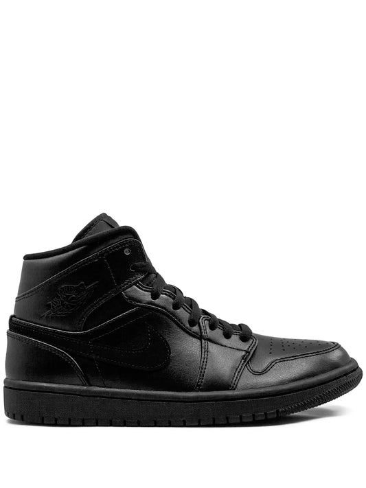 Air Jordan 1 Mid Triple Black Sneakers