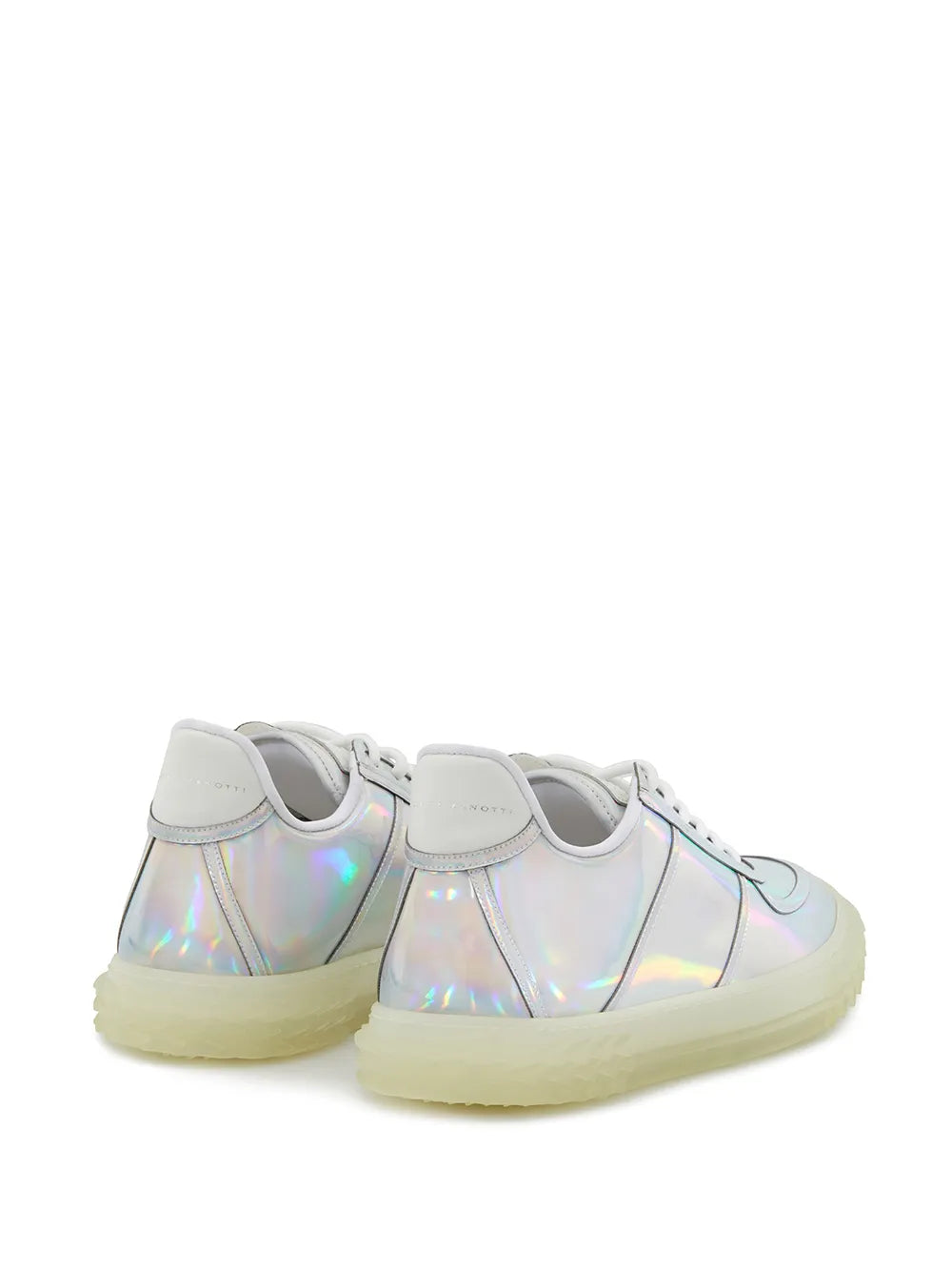 Giuseppe Zanotti Low Top Holographic-Effect Sneakers
