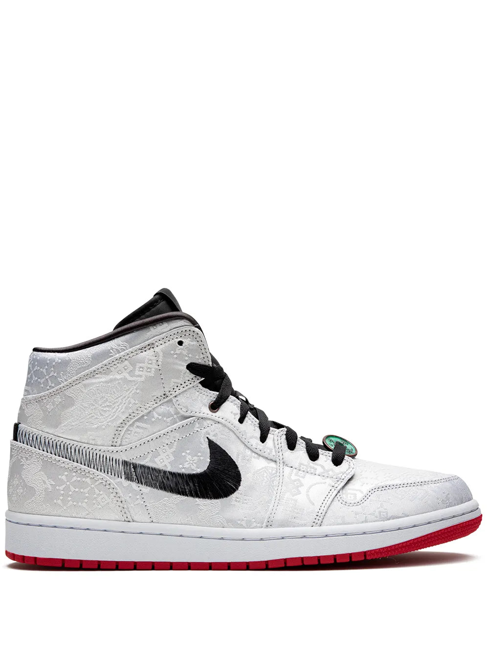 Jordan X Edison Chen Air Jordan 1 Mid Fearless - Clot Silk Sneakers