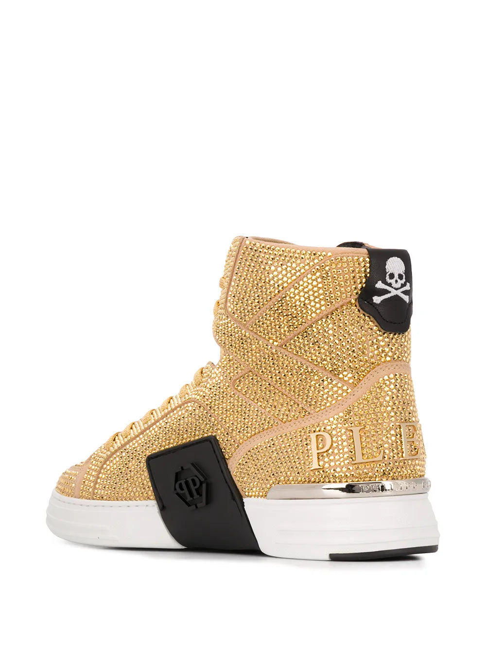 Philipp Plein Rhinestone-Embellished High-Top Sneakers