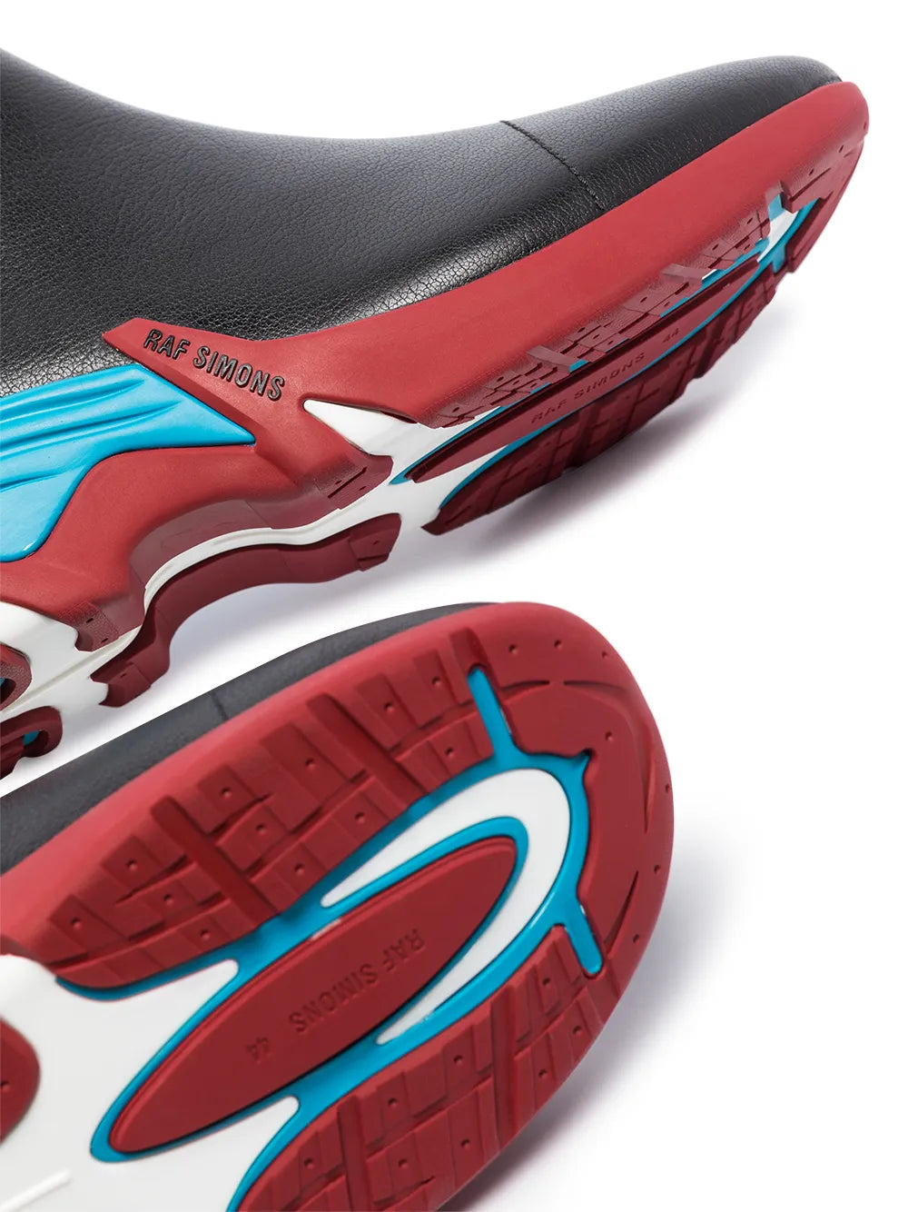Raf Simons Cylon High-Top Leather Sneakers