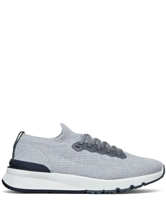 Brunello Cucinelli Knitted Low-Top Sneakers