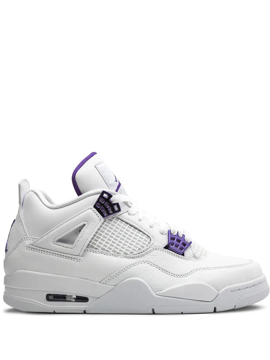 Air Jordan 4 Retro Metallic Pack - Purple Sneakers
