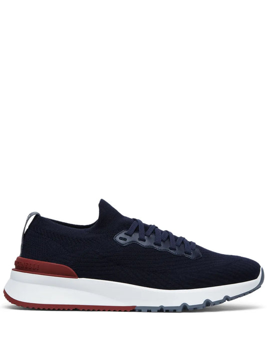 Brunello Cucinelli Lace-Up Mesh Sneakers