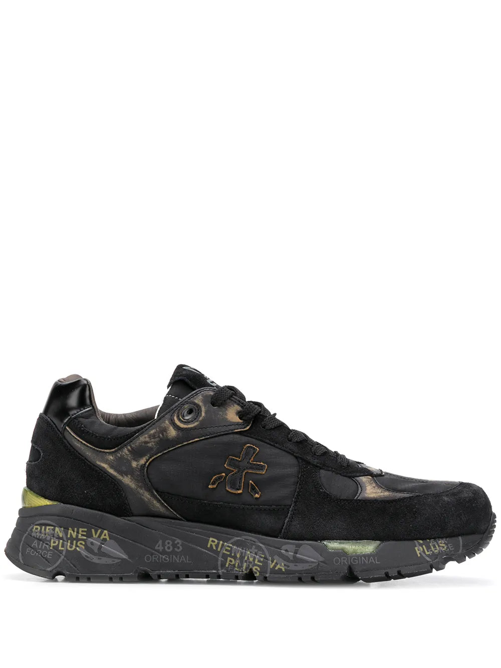 Premiata Mase Distressed-Effect Sneakers