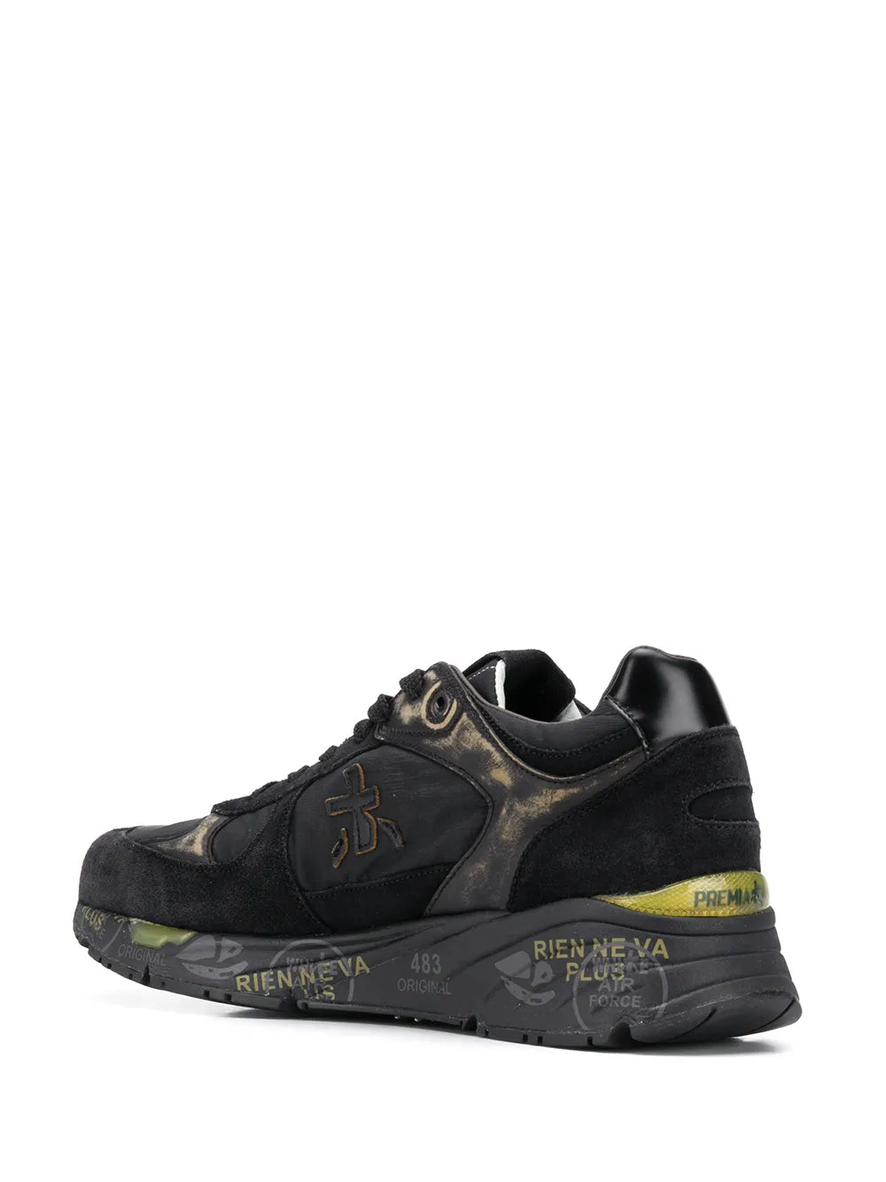 Premiata Mase Distressed-Effect Sneakers