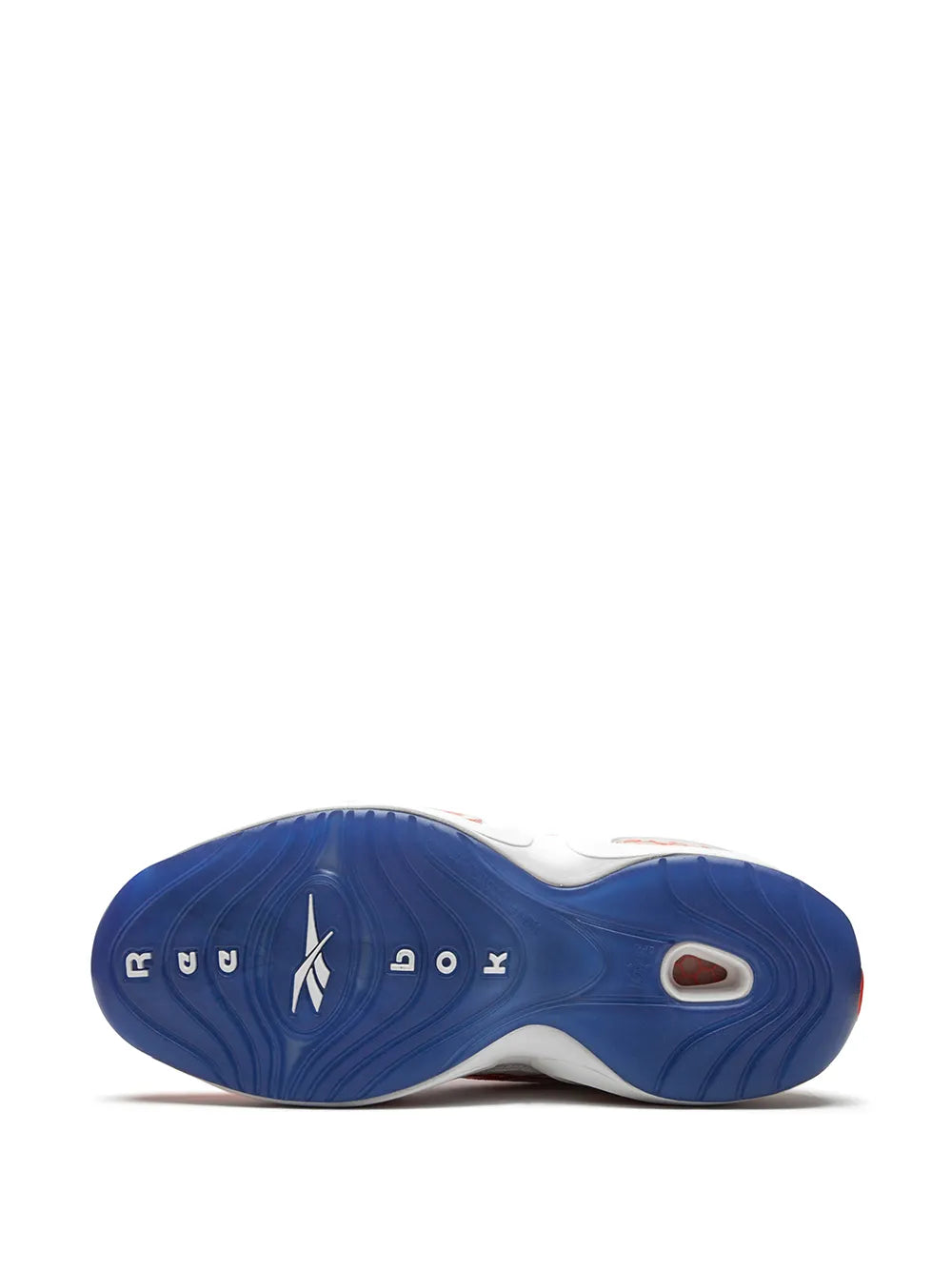 Reebok Question Low Patent Vivid Orange Sneakers
