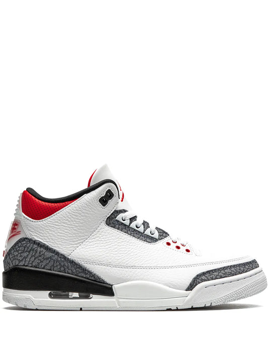 Air Jordan 3 Retro Se-T Denim Japan Exclusive - Fire Red Sneakers