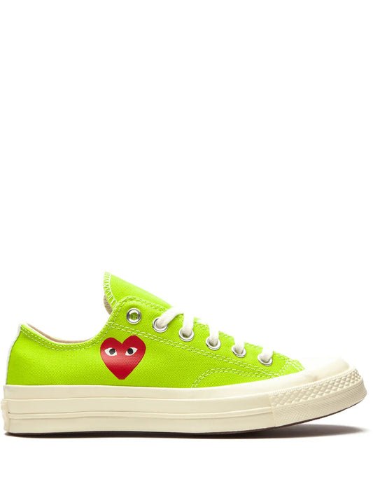 Converse X Comme Des Gar ns Play Chuck 70 Ox Ac Bright Green Sneakers