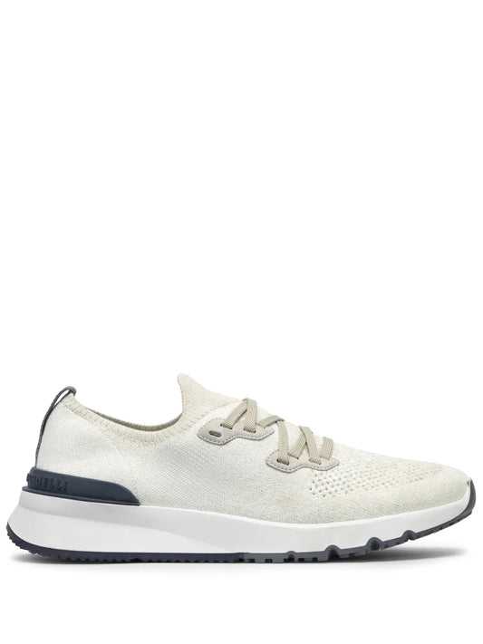 Brunello Cucinelli Perforated-Detail Low-Top Sneakers