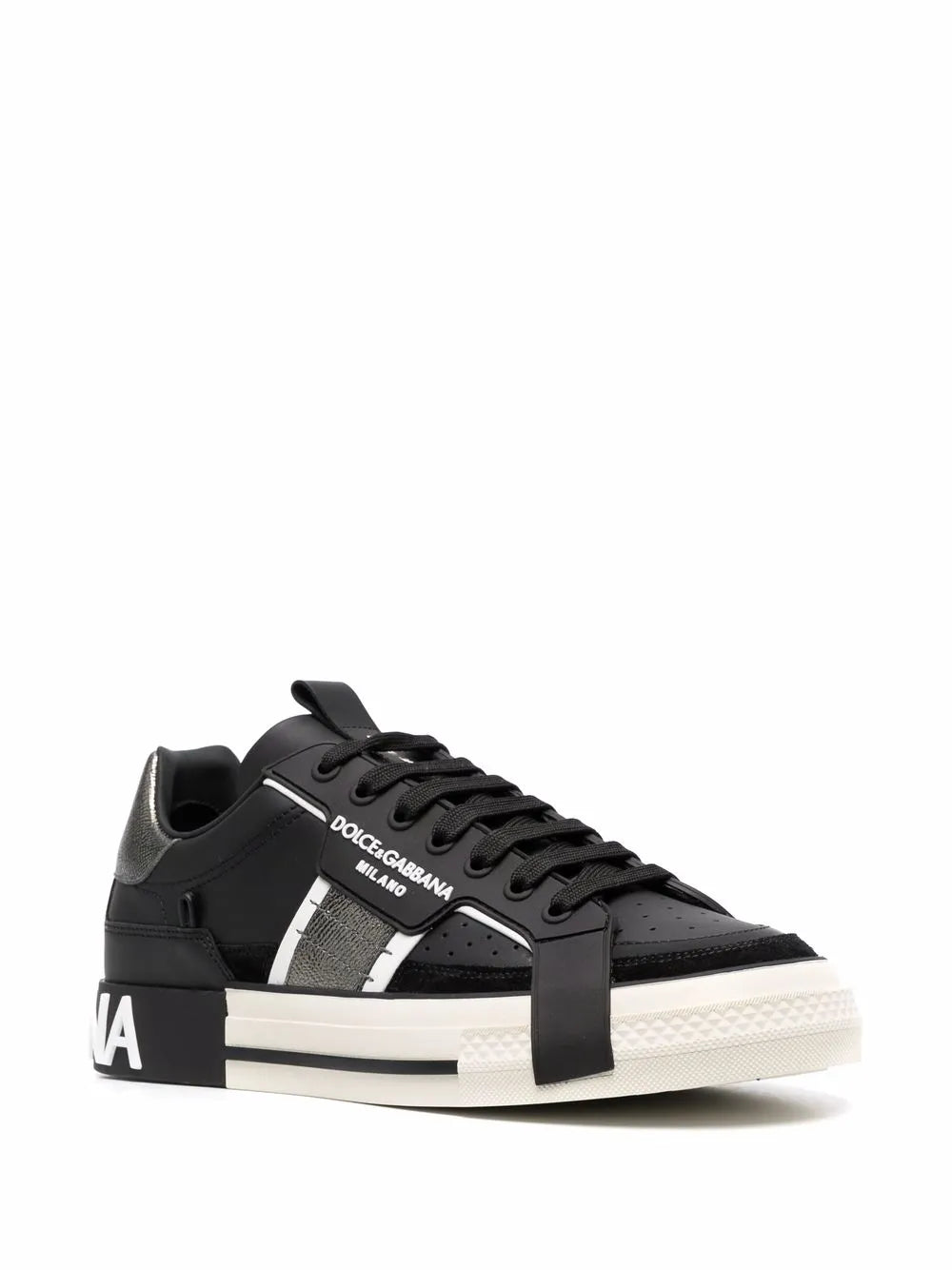 Dolce & Gabbana 2.Zero Custom Leather Sneakers