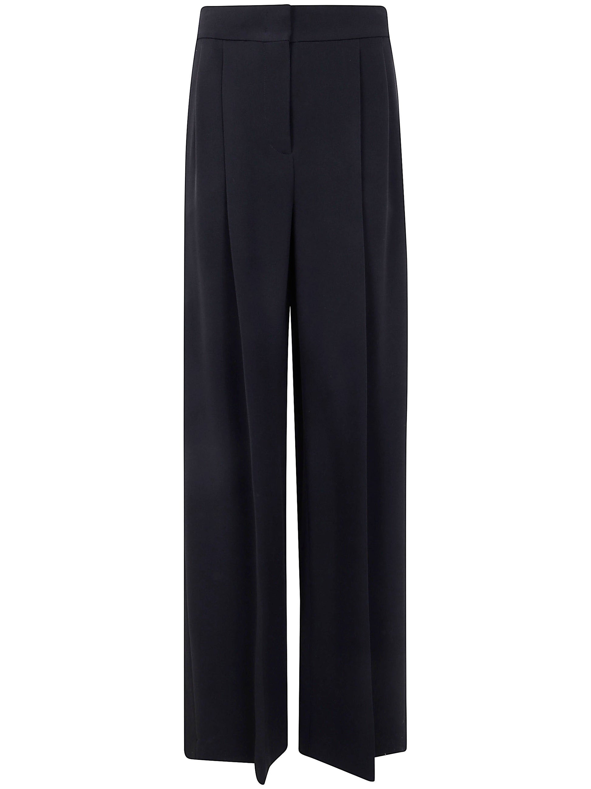 Alberta Ferretti Women Cady Stretch Wide Leg Trousers