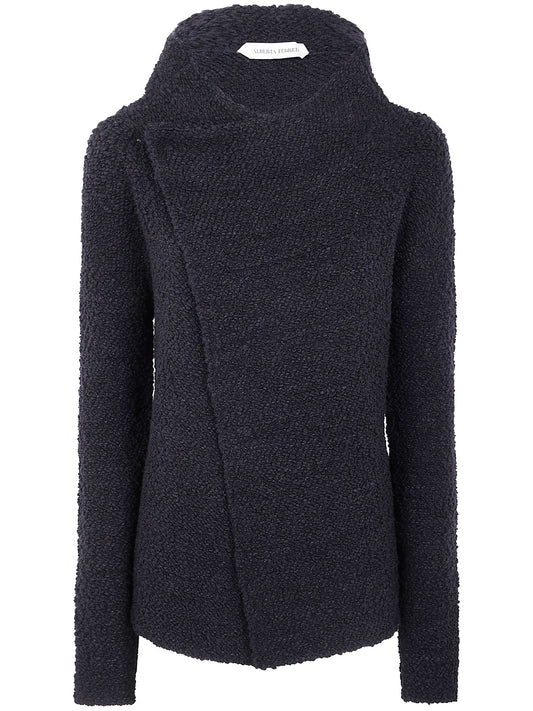 Alberta Ferretti Women Boucle Wool Mix Jacket