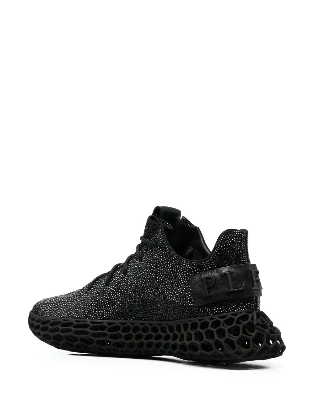 Philipp Plein Skeleton Caviar Low-Top Sneakers
