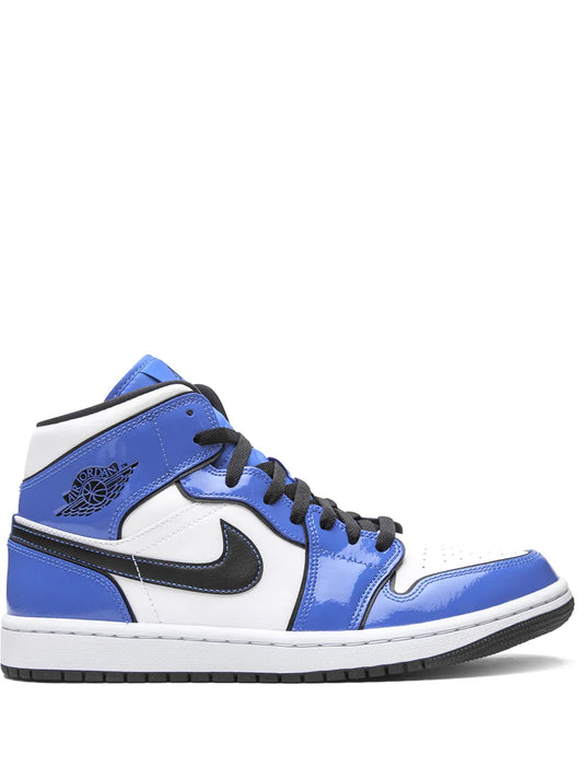 Air Jordan 1 Mid Se Signal Blue Sneakers
