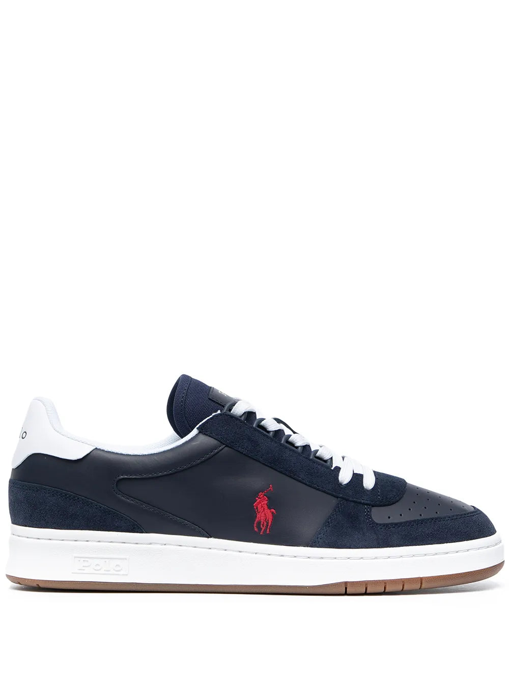 Polo Ralph Lauren Court Suede Trim Sneakers
