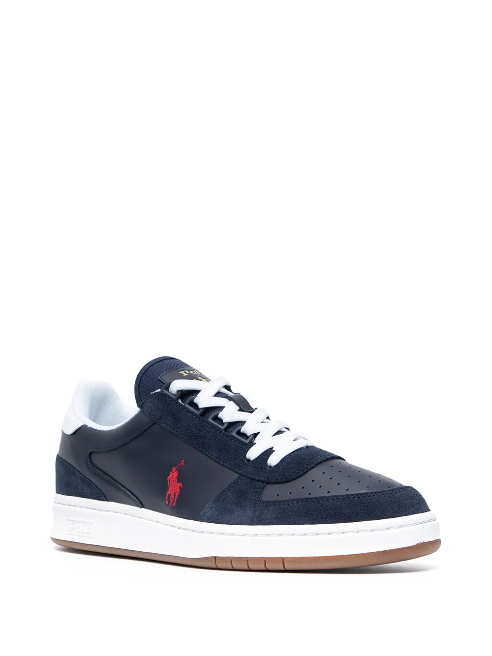 Polo Ralph Lauren Court Suede Trim Sneakers