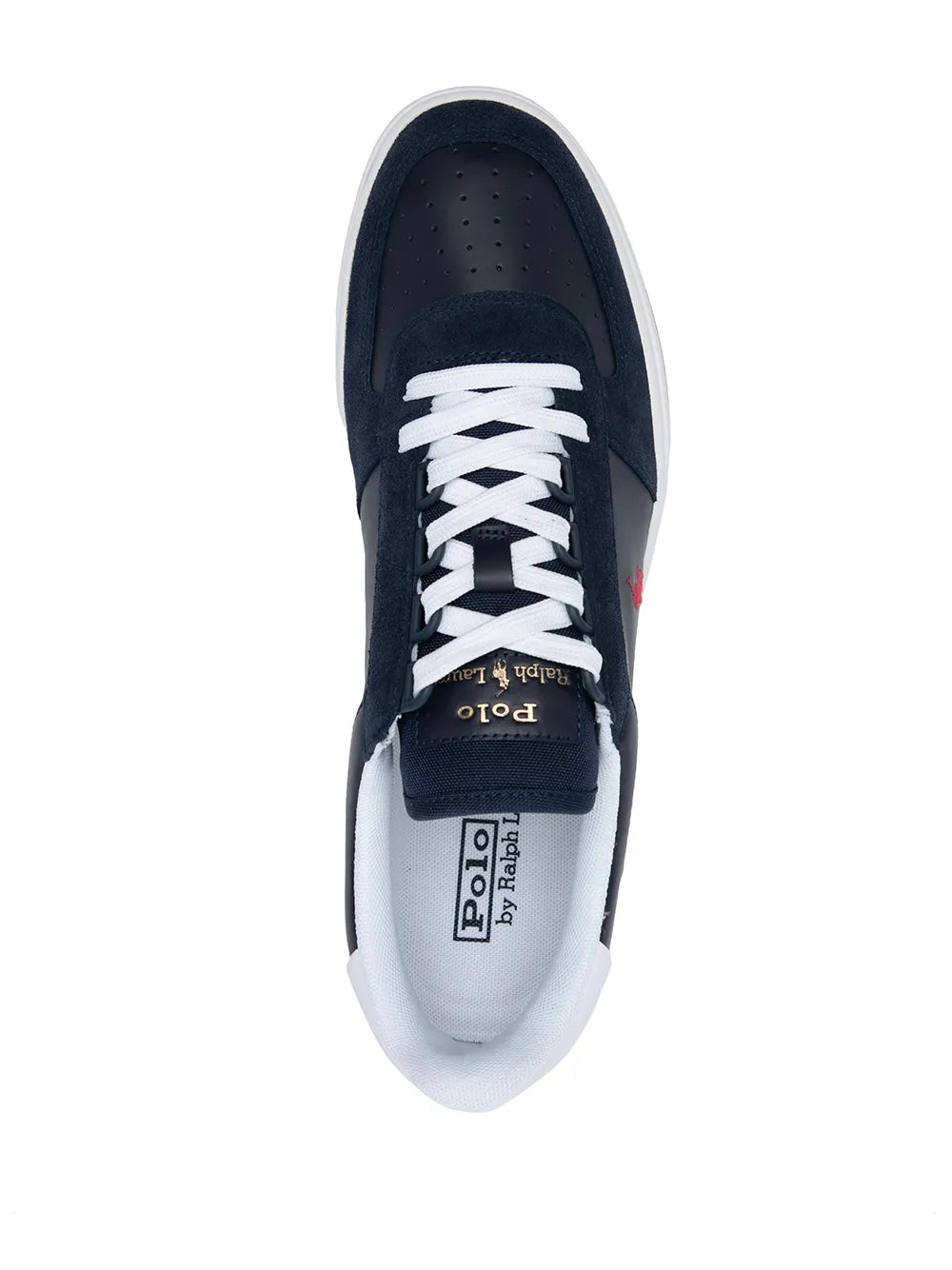 Polo Ralph Lauren Court Suede Trim Sneakers